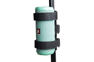 Hermitshell - Supporto per altoparlante Bluetooth per carrello da golf, accessori per bici da ringhiera – cinghia regolabile per JBL FLIP/OontZ angolo/Sony XB 22,31/Bose Most Speaker (S)
