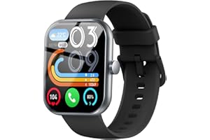 Matast 2026 Smartwatch Uomo Donna, 1.96" Orologio Smartwatch con Effettua/Risposta Chiamate, 110+ Sportive Fitness Tracker con Cardiofrequenzimetro Sonno Contapassi, IP68 Smart Watch per Android/iOS