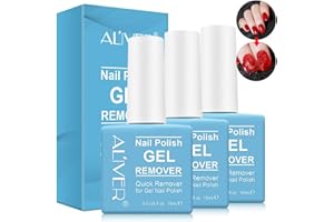 IFUDOIT Solvente per Smalto 3 pacchi, Professionale Gel Remover per Smalto, Rimuove Facilmente e Rapidamente lo Smalto per Unghie, Non fa Male alle Unghie, Non c'è Bisogno di Pellicola, Ammollo o Avvolgimento