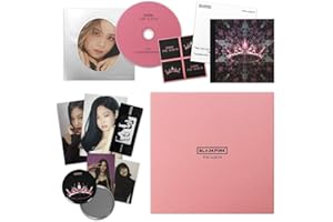 THE ALBUM [ VERSION #2 ] - BLACKPINK 1st Full Album CD + Photobook + PostCard Set + Credits Sheet + Lyrics Booklet + Photocards + Postcards + Sticker + FREE GIFT