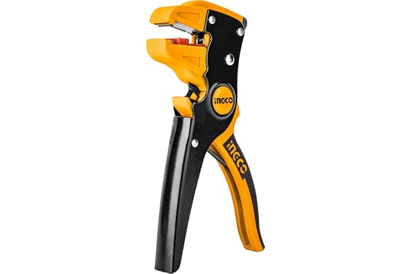 INGCO Wire Stripper, 2 in 1 Cable Wire Stripper with Cutter, 0.5mm 6mm Stripper diameter Wire Stripping Tool for Flat Ribbon Cable Wire Electrical Automotive Repair