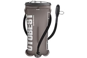 UTOBEST UTR211 Poche à eau d'hydratation 1,5 l 2 l 3 L en TPU sans BPA anti-fuite Réservoir d'eau pour randonnée, course à pied, cyclisme, camping