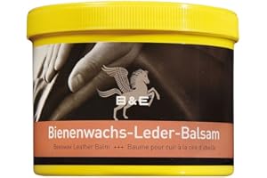 REITSPORT AMESBICHLER Grasa para cuero con cera de abeja (500 ml, limpiador para zapatos, bolsos, sillas de montar y todo tipo de artículos de cuero liso)