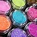 CHIC*MALL 12 Color Metal Glitter Nail Art Tool Kit Acrylic UV Powder Dust gem Stamper 1003