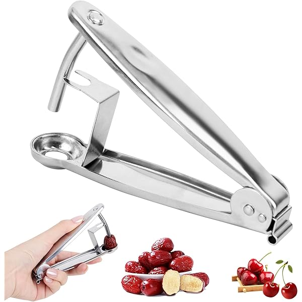 Snocciolatore Per Ciliegie E Olive - Acciaio Inox, Multiuso, Facile Da Pulire - Foto 4