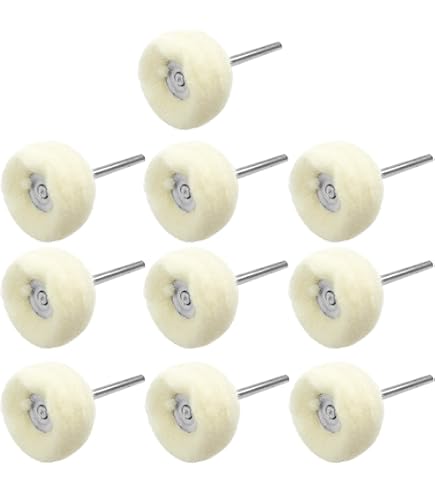 thumbnail image 2 of Swpeet 10-Piece Polishing Wheel Kit With Compounds - Buffing Pads For Metal & Wood Finishing 2 of 13