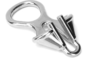 KIMISS Dispositivo di ormeggio con corda di bloccaggio della catena della barca - Hardware in acciaio inossidabile 316 resistente per catena 0,24-0,31 pollici