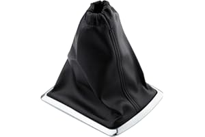 ZEALfix Funda para palanca de cambios para Focus MK2 MK2 FL 2004-2012, color negro, cuero sintético PU SI-A0346