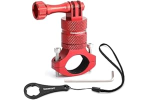 FOREVERCAM Supporto in alluminio compatibile per Gopro Max Hero 9/8/7/6/5 OSMO Action Camera Geekpro Xiaomi Yi Sport Cameras