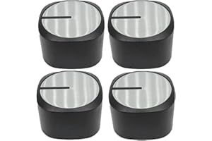 VYIBPDY 4 perillas de cocina, gas cooking knob,accesorios de repuesto de cubierta de perilla de 6 mm para estufa de gas universal