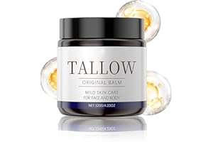DAWN 120g Organic Grass-Fed Beef Tallow Cream, Rindertalg Creme for Face and Body to Eliminate Roughness and Reveal Smoother Skin, 100% Natural Skin Care, Odourless