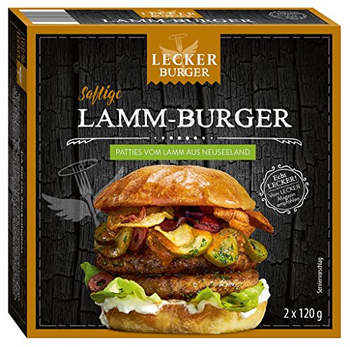 Preisvergleich Produktbild LECKER - Lamm-Burger Patties TK - 2x120g