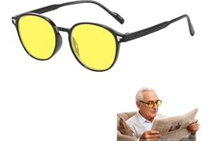 EMODWEY Lunettes de Vision Nocturne Polarisées pour Hommes et Femmes, Anti-Éblouissement, Idéales pour la Conduite Nocturne et la Pêche, Réduisent la Fatigue Oculaire, Monture Légère en TR, Accessoires Inclus