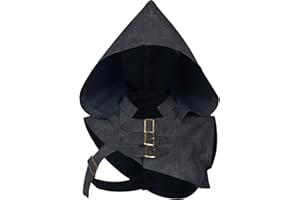 keland Średniowieczny peleryna z kapturem unisex gotycki szal z piórami na cosplay Halloween