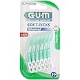 Gum Soft Picks Advanced, with travel case, regular, 6 packs of 30 (6 x 30 items)