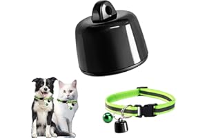 KOLGEIKJ Chat Tracker, Traceur GPS pour Chat & Chie, GPS Cha-t, Traceur GP-S Cha-t, Compatible iOS & Android, sans Frais Supplé Mentaires, Trace-ur GP-S Intelligent pour Animaux De Compagnie, Cha-t & Chie