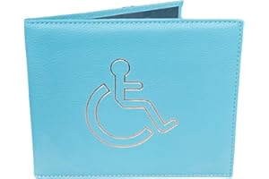 REQUISITE NEEDS Disabled Blue Badge and Timer Holder Wallet Protector Disability Parking Permit Holder (Sky Blue)