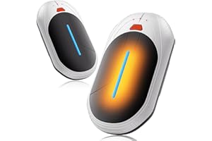 NAZANO Hand Warmers Rechargeable 2 Pack, 3000mAh*2 Ultrathin Electric Handwarmers, Portable Pocket Warmer, Gifts for Christmas, Outdoor Sports, Camping, Hiking