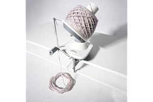 Phönix Wollwickler mit Fadenführung – Garnwickler für Tische bis 4,5 cm – Geräuscharm, Platzsparend & Einfach zu Bedienen – Dieser Wollknäuel-Wickler für alle Garntypen ist das perfekte Strickzubehör