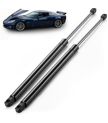 A-Premium Front Hood Lift Supports Shock Struts Gas Spring Damper Compatible With Select Chevrolet Models - Corvette 2005-2013 - Replace# 10399704, 95647(2PC Set