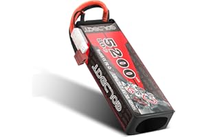 GOLDBAT 5200mAh 7.4V 80C 2S RC LiPo Battery Hard Case with Deans Plug for RC Evader BX Car RC Truck RC Truggy Racing (1 Packs)