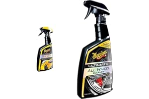 Meguiars Ultimate Quik Wax Spray 450ml (Nouvelle formule) & Meguiar's G180124EU Nettoyant Jantes Ultime - 709ml