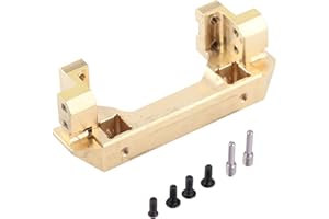 Dilwe Pare-Chocs Avant en Laiton pour Voiture RC avec Support de pour Traxxas -4 RC Crawler Voiture