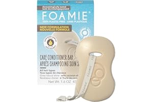 Foamie Conditioner Bar Shake your Coconut I Conditionneur solide pour cheveux secs I Soins capillaires végétaliens et sans plastique I 45 grammes