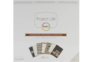 American Crafts 380037 Project Life-Kit básico, no aplicable, Multicolor, 5.08 x 29.21 x 26.67 cm