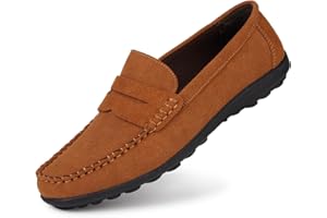 Rodawu Mocassins Homme Slip on Loafers Chaussures de Conduite Plat Chaussures de Décontractées