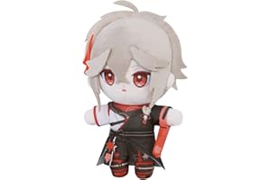 NUWIND Game Hu Tao Guoba Panda Zhongli Xiao Śliczna pluszowa lalka miękka ściereczka dekoracja prezenty dla dzieci Boże Narodzenie urodziny Halloween (20 cm, Kaedehara Kazuha)