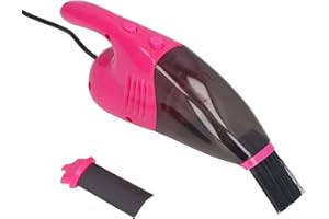 PSSOPP Computer Vacuum Cleaner, USB Handheld Portable Multi Purpose Mini Hoover for PC Laptop Keyboard Electronics (Pink)