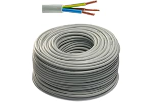 SIP Cavo Elettrico Prolunga 3x2,5 CAVETTO MT. 15, Rame, 6 Strands, 24 AWG