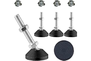 UNI-FINE SHOP Uni-Fine Nivellierfüße M10*50*Ø40mm,Kann 450 kg standhalten stellfuß, stellfüße höhenverstellbar,verstellbare möbelfüße, höhenverstellbare füsse für möbel