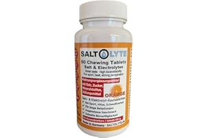 ‎SALTOLYTE SALTOLYTE 60 Chewing Tablets Orange Salz- und Elektrolyt-Kautabletten mit Natrium, Magnesium, Kalium, Calcium