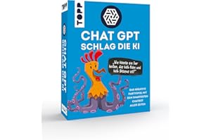 FRECH ChatGPT – Schlag die KI. Das kreative Partyspiel mit dem smartesten Chatbot Aller Zeiten: „Erfinde einen Namen für EIN Tier, halb Hahn, halb Oktopus!“ 200 Aufgaben