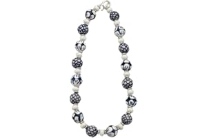 JOE COOL Bead String Necklace Tea Garden Beads Made with Ceramic