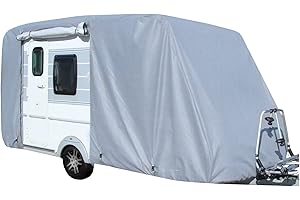Nava Group, Telone di copertura per roulotte, di alta qualità, per camper, roulotte, protegge da polvere e umidità, copertura per roulotte, copertura in diverse misure, 470-500 cm