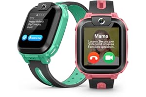 imoo Z1 Reloj Inteligente Niño, Reloj GPS Niños Localizador y Llamadas, 4G Smartwatch Niños con Tarjeta SIM y Video HD, IPX8 Resistente al Agua (Z1, Rosa)
