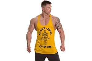 GOLD'S GYM Gold´s Gym Muscle Joe Premium Stringer Chaleco Camiseta musculación, Hombre