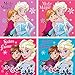 Produktbild Disney DISM FT 79768 4er Set Frozen Die Eiskönigin Waschlappen Waschfleck 30 x 30cm