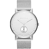 Meller Orologio Analogico Quarzo Unisex Adulto con Cinturino in Acciaio Inox 2P-2SILVER