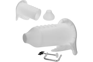 ‎BROWIN BROWIN® Applikator für Rauchernetze Premium 310091 | Präzises Werkzeug für müheloses Wenden von Rauchernetzen in der Räucherkammer | für professionelle Ergebnisse beim Wursten und Räuchern