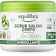 Equilibra Scrub Corpo Rimodellante, Esfoliante, 600 g, con Sale di Sicilia Purissimo e Aloe Vera, Oli Naturali ed Estratti Ve