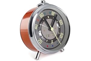 BRISA VW Collection Budzik w formie prędkościomierza od Volkswagena Bus T1 (prędkościomierz/czerwony)