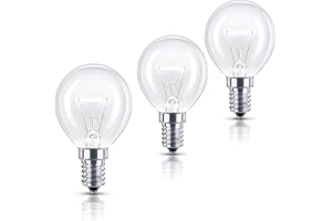 UTIZ 3 x Oven 40w Lamp SES E14 Small Screw Cap GLS 300° 240V Cooker Light Bulb Fits AEG/Bosch/Siemens/Neff/Hotpoint Pack of 3 Up to 300c Heat