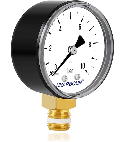 Manometro Per Acqua YATO 300mm - Misuratore Di Pressione Con Tubo Acciaio Inox, Fino A 11 Bar - Foto 6