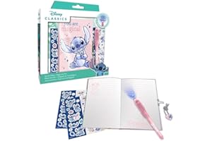 Cuadernos marca KIDS LICENSING modelo Diario boligrafo magico Stitch Disney
