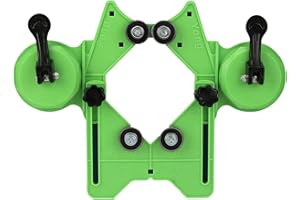 Localizzatore di fori per piastrelle in vetro Alupre, guida per trapano 4-83 mm Punta di diamante per trapano Localizzatore di fori per piastrelle in vetro Sega per punte a tazza Guide a ventosa