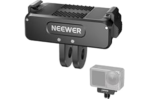 NEEWER Adattatore di Montaggio Magnetico Compatibile con DJI Osmo 360/Action 5 Pro/4/3, Accessori Montaggio per Action Camera Sgancio Rapido Metallo Aggiornato con Filetto per Treppiede 1/4", AC011